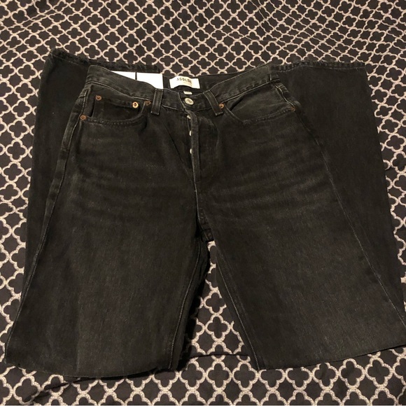 🛑Sold🛑 Womens Mid Rise Relaxed Boot Denim Jeans Relinquish Sz 23 Button Fly H4 - Picture 11 of 12